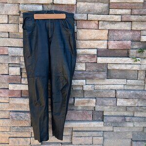 Harley Davidson Black Leather Pants Large